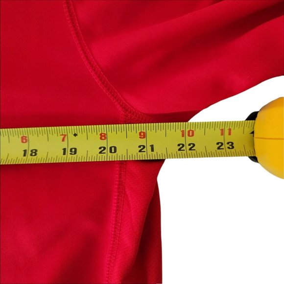 Nike Golf Mens Red Short Sleeve DriFit Polo Shirt Size M Patriot Baseball Logo - Picture 5 of 7